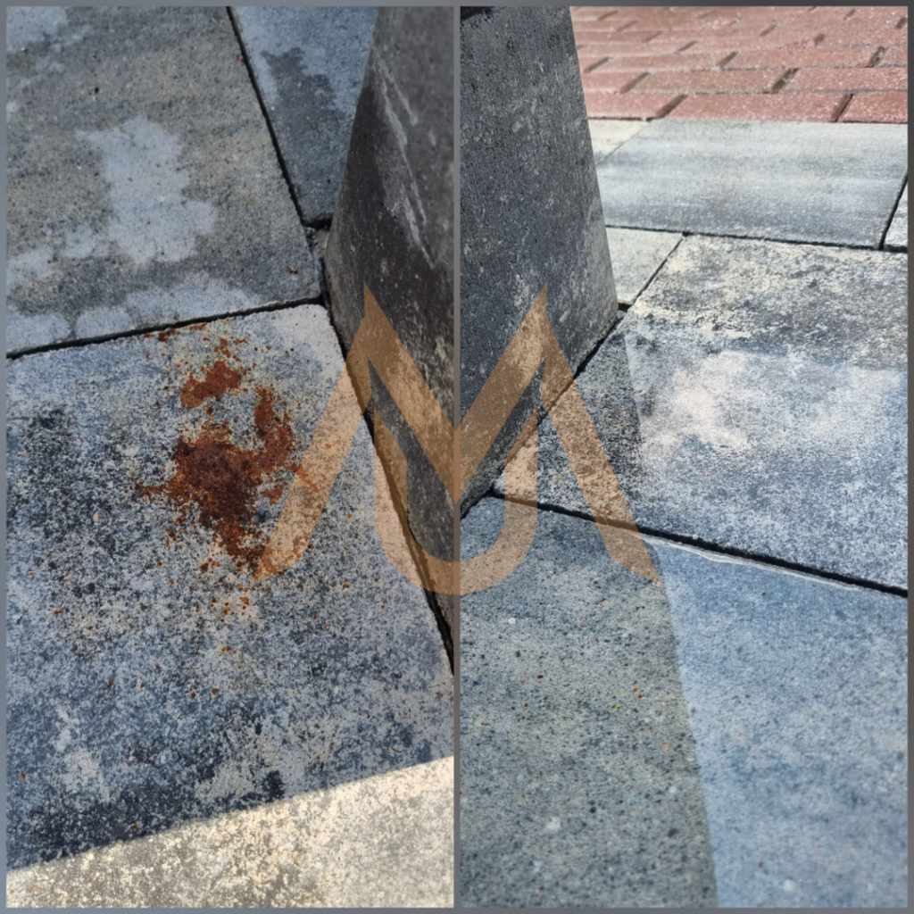 Usuwanie plam z rdzy